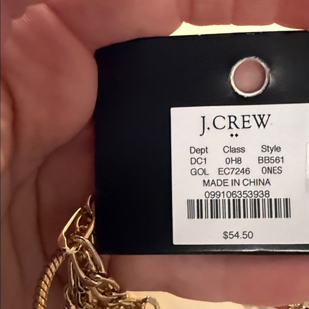J. Crew Mixed Chain Four-Layer Necklace - Picture 6 of 6